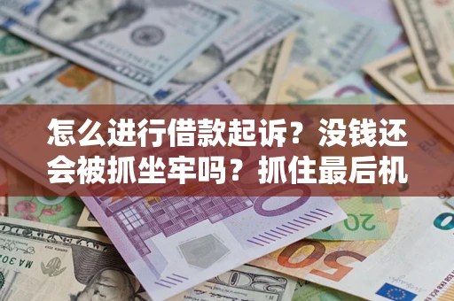 北京怎么进行借款起诉？没钱还会被抓坐牢吗？抓住最后机会！