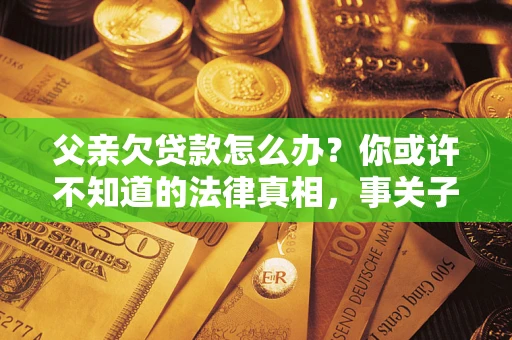 北京父亲欠贷款怎么办？你或许不知道的法律真相，事关子女未来
