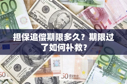北京担保追偿期限多久？期限过了如何补救？